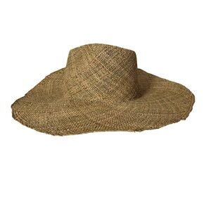 Love & Lore wide brim Straw Hat adjustable size NWOT